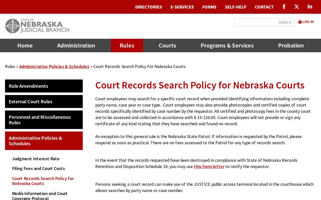 Antelope County warrant search reference showing courthouse JUSTICE records access